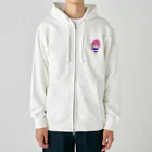 rurugirlのプロテイン女子（ロゴなし） Heavyweight Zip Hoodie