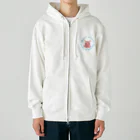 LalaHangeulのFlapjack Octopus(メンダコ) 英語バージョン Heavyweight Zip Hoodie