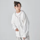 LalaHangeulのハングル　訓民正音デザイン③ Heavyweight Zip Hoodie