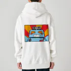 生物＝ケモノのヲ店のブリキ　彩色 Heavyweight Zip Hoodie