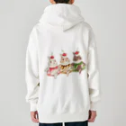 mikiko and chacoのプリンうさぎちゃん Heavyweight Zip Hoodie