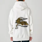 かおちぃちゃんねるのレオパグッズ(薄めの下地推奨) Heavyweight Zip Hoodie