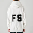 ファイナンシャルズのFSマーク（黒） Heavyweight Zip Hoodie