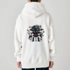 118designのロボット Heavyweight Zip Hoodie