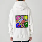 HxA paintshopのめんだこ一家 Heavyweight Zip Hoodie