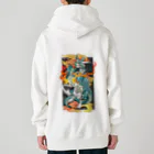 八つ橋無限に食えるぞ.comの麒麟 Heavyweight Zip Hoodie