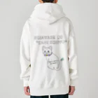 ぺんぎん24の幸せの鍵しっぽネコ(カラー) Heavyweight Zip Hoodie