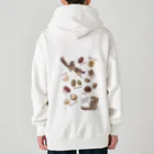 huroshikiのNUTS collection ナッツコレクション Heavyweight Zip Hoodie