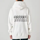 なにかごようですか？のカエル３ひき Heavyweight Zip Hoodie