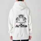 にー【ANMs】のAnimals ホワイトタイガー Heavyweight Zip Hoodie