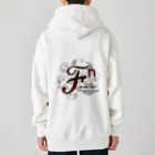 SaionjiNami_OfficialMerchandiseのℱⁿ（世界樹と黒フォント） 西園寺ナミ公式グッズ Heavyweight Zip Hoodie