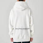 mixethnicjamamaneseの保護猫お助け big logo Heavyweight Zip Hoodie