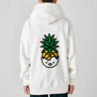 LUCHAの(バックプリント)パイナッピヨ Heavyweight Zip Hoodie