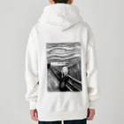 MUGEN ARTのムンク　叫び　Munch / The Scream リトグラフ　 Heavyweight Zip Hoodie