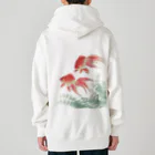 MUGEN ARTの二匹の金魚　小原古邨作品編集　日本のアートTシャツ＆グッズ Heavyweight Zip Hoodie