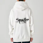 SquatterのSquatter Backlogo Hoodie ヘビーウェイトジップパーカー