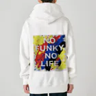 NO FUNKY NO LIFEのNO FUNKY NO LIFE ヘビーウェイトジップパーカー