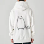 うさやのお散歩をするかわいいねこ Heavyweight Zip Hoodie