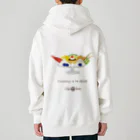 HeartToMeの喫茶　花猫珈琲　＜プリンアラモード＞ Heavyweight Zip Hoodie