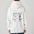 SU-KUのオコジョ変化 Heavyweight Zip Hoodie