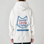 HeartToMeのねこ大好き　ReallyLoveCats ヘビーウェイトジップパーカー