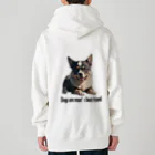 iMaginary Zooの犬は人間にとって最高の友達 Heavyweight Zip Hoodie