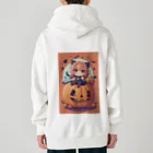 Rimasaraのいたずら猫とのハロウィン Heavyweight Zip Hoodie