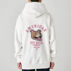 LONESOME TYPE ススのLove❤️Dogs（アメリカンピットブルテリア・赤鼻） Heavyweight Zip Hoodie