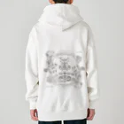 ARCANUMのARCANUM「Chalice Well / Vesica Piscis」 Heavyweight Zip Hoodie