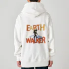 FOOF DESIGN のEARTH WALKER （地球歩行士）【英語バージョン】 ヘビーウェイトジップパーカー