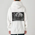 Skull sectionのドクロとバイク Heavyweight Zip Hoodie