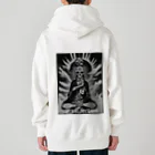 Skull sectionの太陽に祈り Heavyweight Zip Hoodie