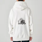 Kalytero グッズ制作部のPCクラッシャー猫 Heavyweight Zip Hoodie