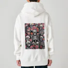 Skull sectionの薔薇とドクロ Heavyweight Zip Hoodie