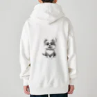 garireoの飼い主を待っている犬 Heavyweight Zip Hoodie