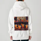 ReoReo-Artのハロウィーンなカクテルシリーズ Heavyweight Zip Hoodie