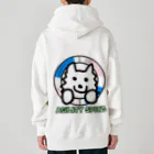 ehime@けだま&もち＆すみのAGILITY SPITZ「タイヤからこんにちは！」 Heavyweight Zip Hoodie