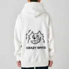 ehime@けだま&もち＆すみのCRAZY SPITZ「HA HA HA」 Heavyweight Zip Hoodie