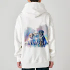 3tomo6's shopのラブラドルレトリバー 3兄弟 Heavyweight Zip Hoodie