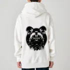 VogueVistaの African wild dog Heavyweight Zip Hoodie