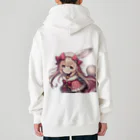 mihhyのうさ乙女。 Heavyweight Zip Hoodie