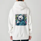 shishimaru444のHACCHYAKE SHIROKUMA Heavyweight Zip Hoodie