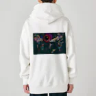 世界美術商店の円の周り / Around the circle Heavyweight Zip Hoodie