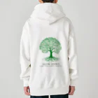 SLOW DoWN333の SLOWDoWN TREE LOVE WEAR Heavyweight Zip Hoodie