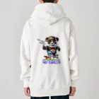 kazu_gのスケボーのない人生なんて!(パンダ) Heavyweight Zip Hoodie