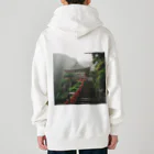 AQUAMETAVERSEの山頂にある神秘的な神社 アメジスト2846 Heavyweight Zip Hoodie