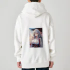 巫女スタぐらむの綺麗な巫女 Heavyweight Zip Hoodie