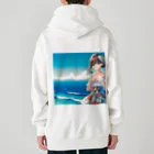 かるるんショップの海と南国と水着と　夏休み Heavyweight Zip Hoodie