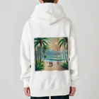 Paradise ExploreのPalm Breeze Bliss Heavyweight Zip Hoodie