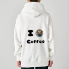 BIMAMECOFFEEのI♡coffee Heavyweight Zip Hoodie